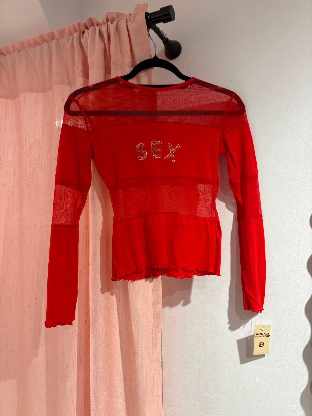 Super cool long sleeve mesh top (One Size)