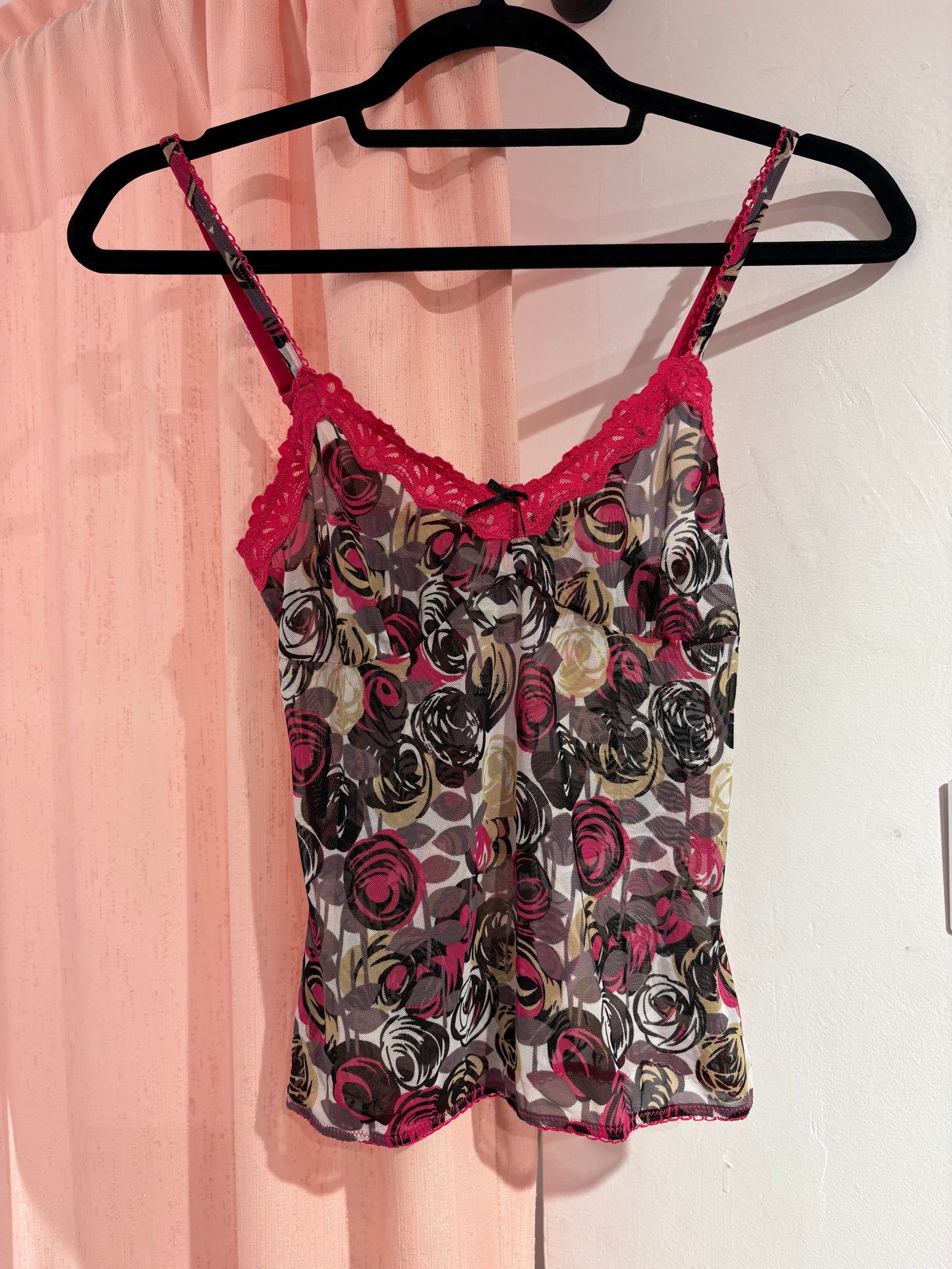 Accessorize mesh cami top (S)