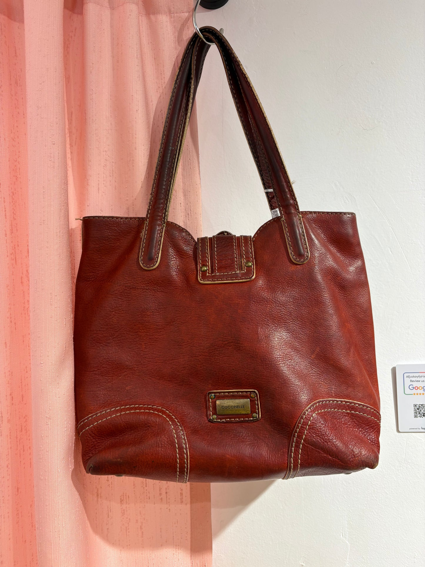 Real leather Coccinelle bag