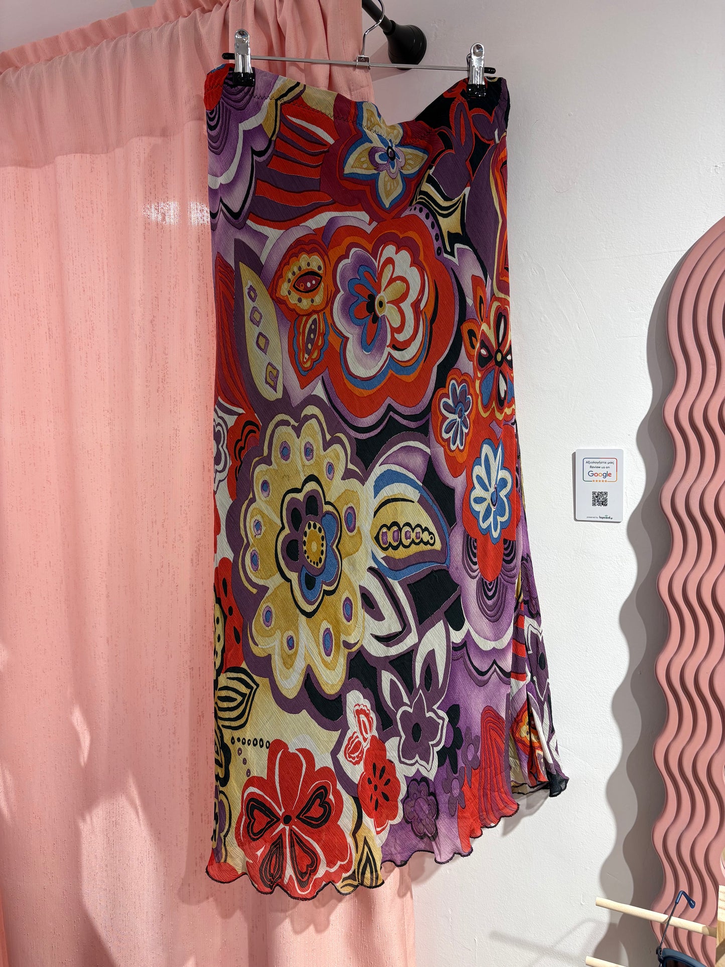 Incredible floral long skirt (L)