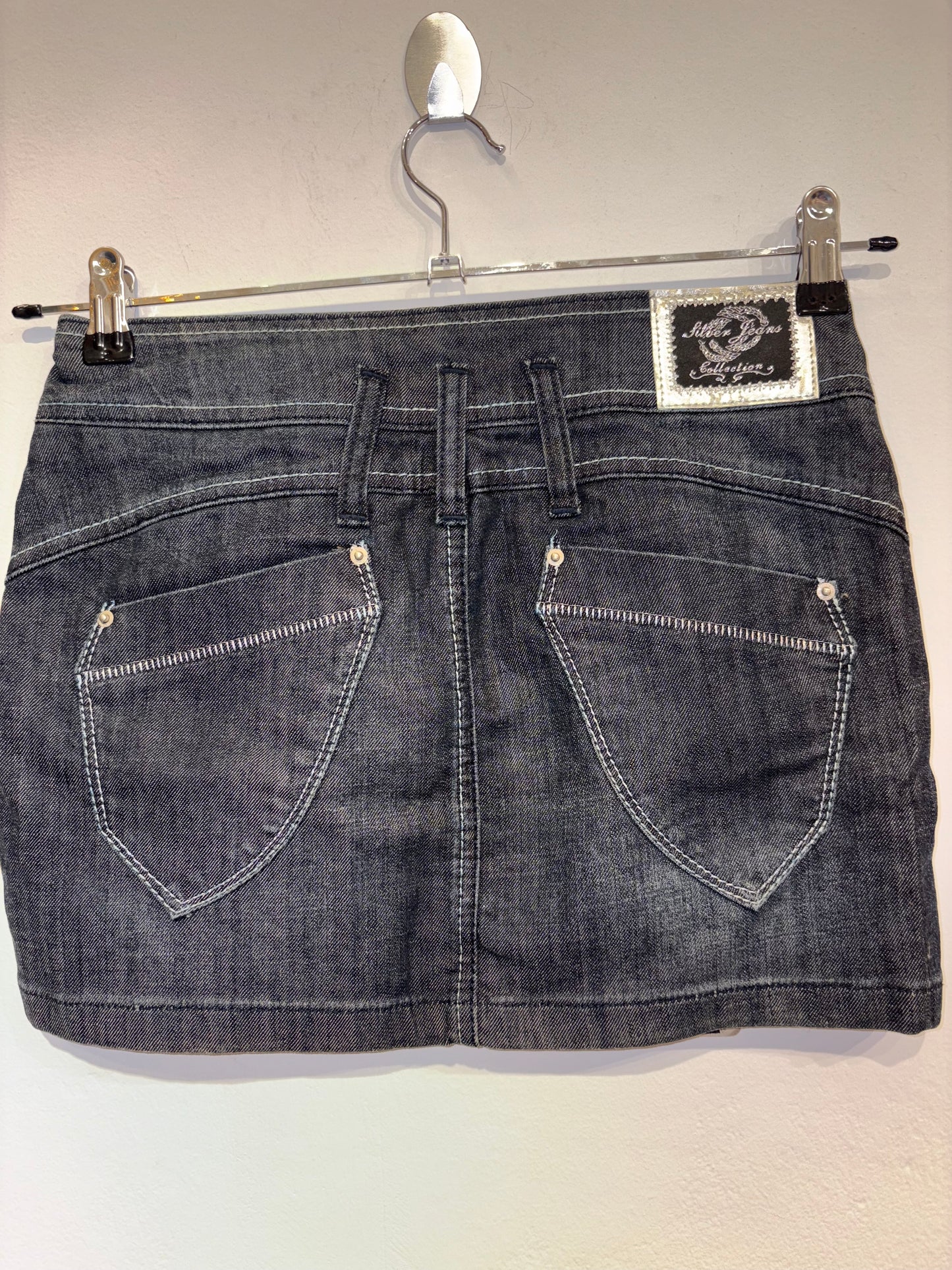 Y2k denim mini skirt (XS)