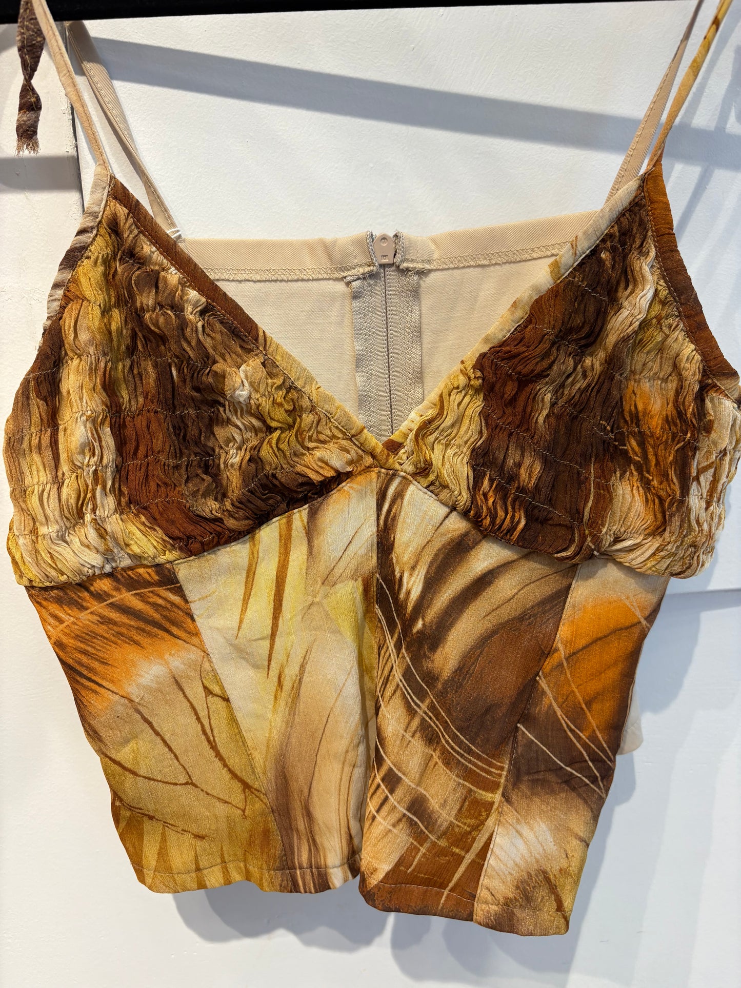 Y2K Top with Side Zipper