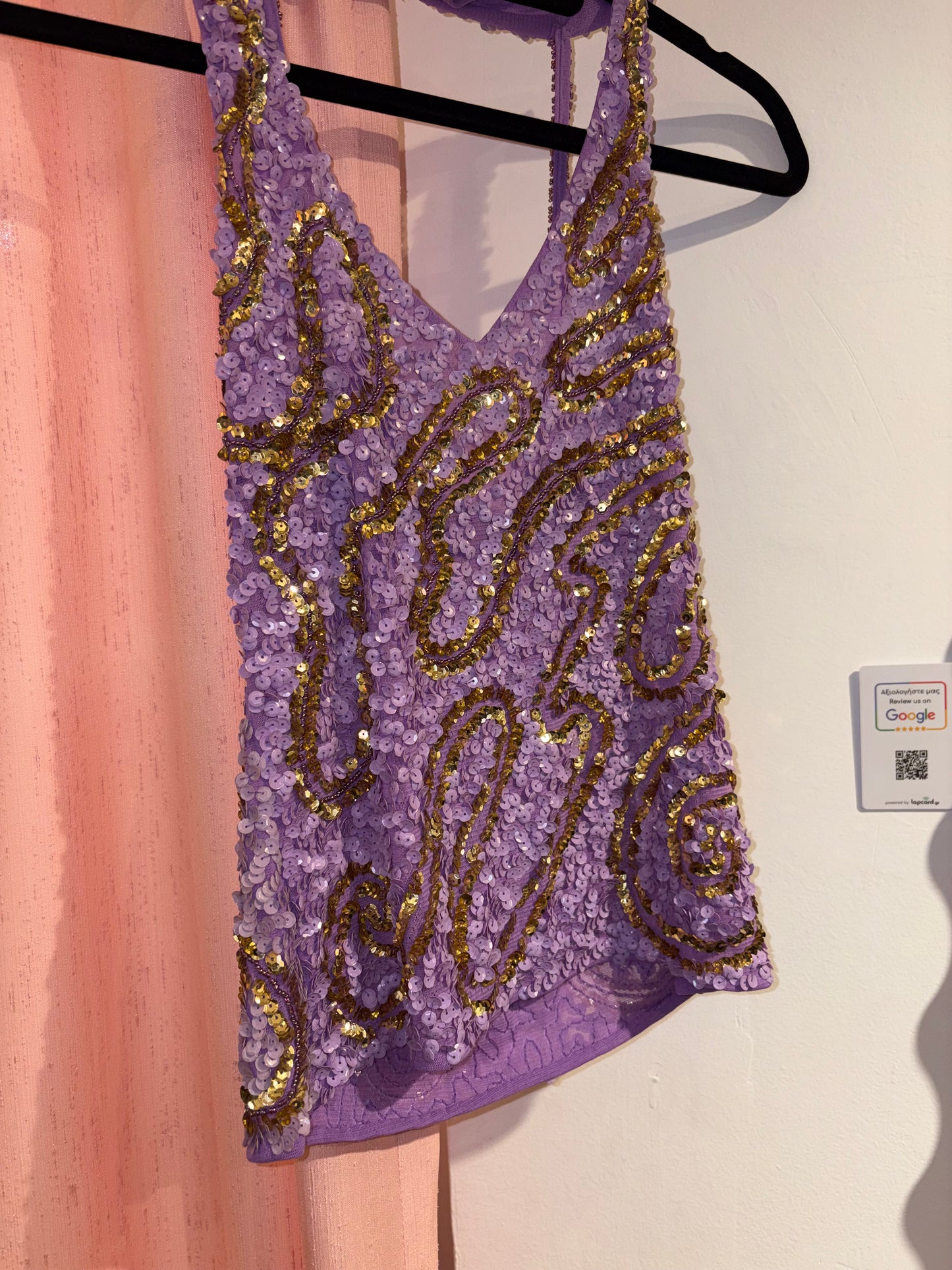 Sequin y2k top