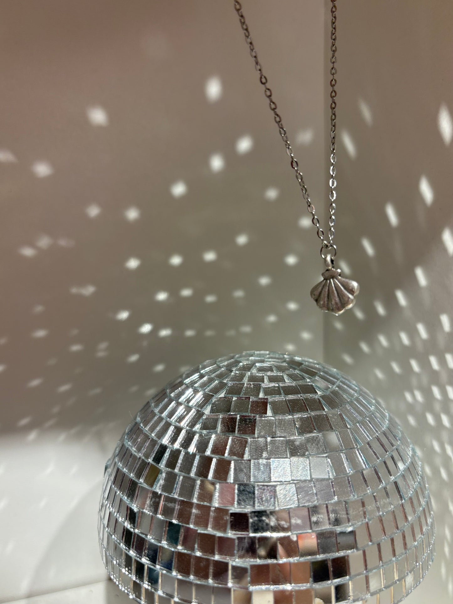 Handmade necklace with stainless steel chain