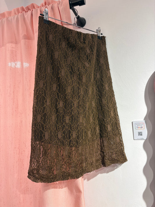 Midi laced deadstock skirt (M)