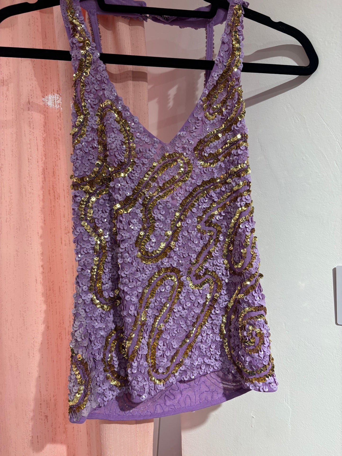 Sequin y2k top
