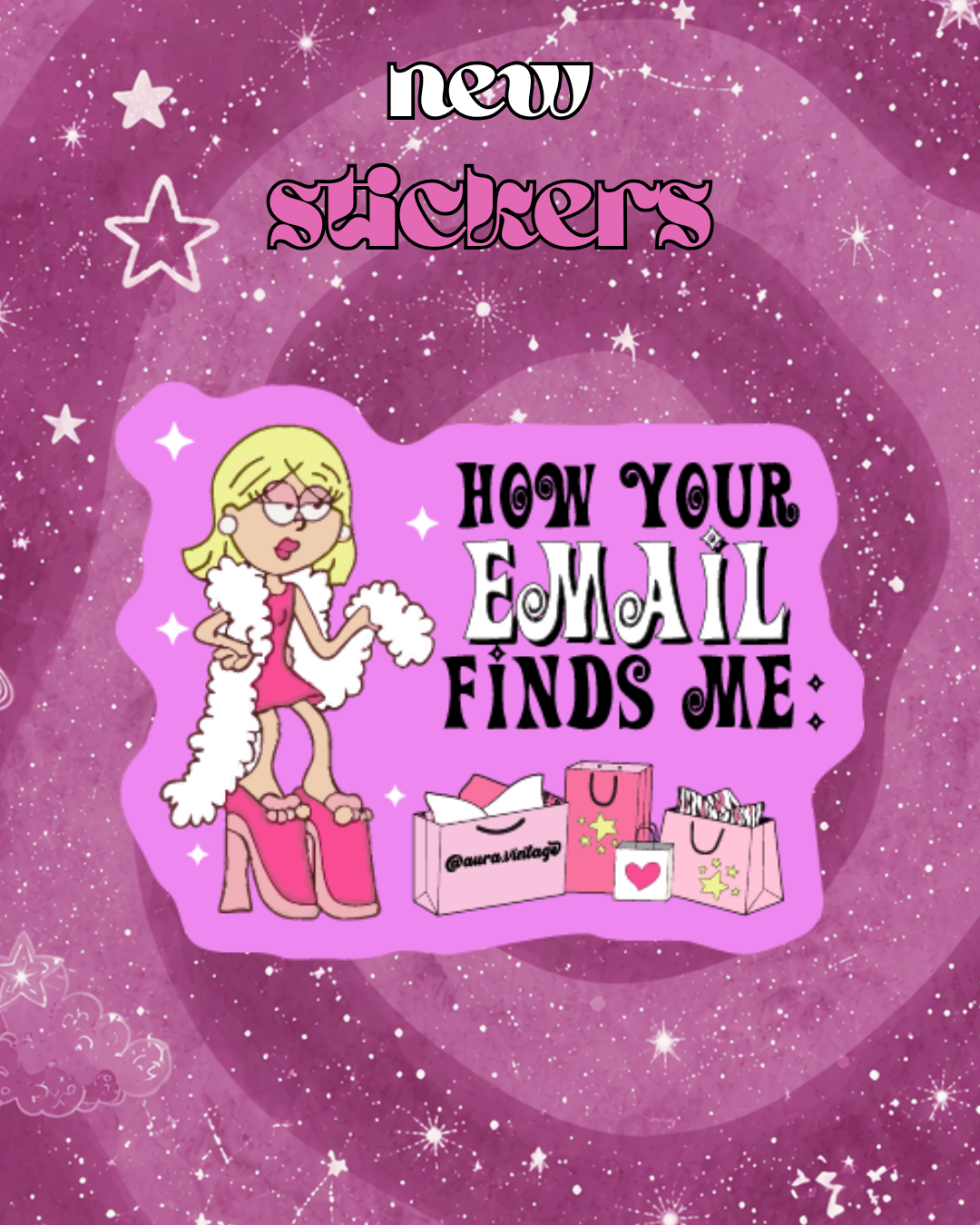 Sticker - How your email finds me