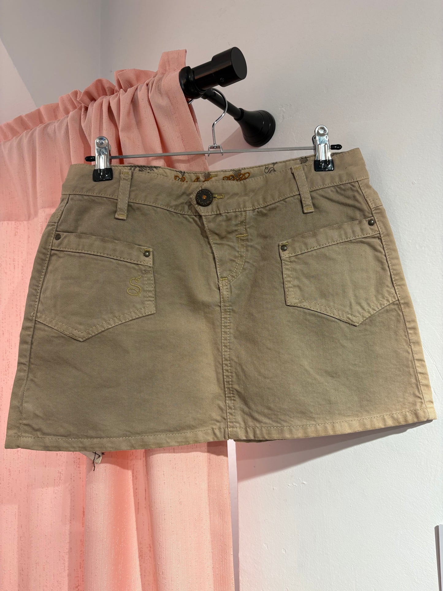 Staff Jeans deadstock mini skirt (Size: 26)