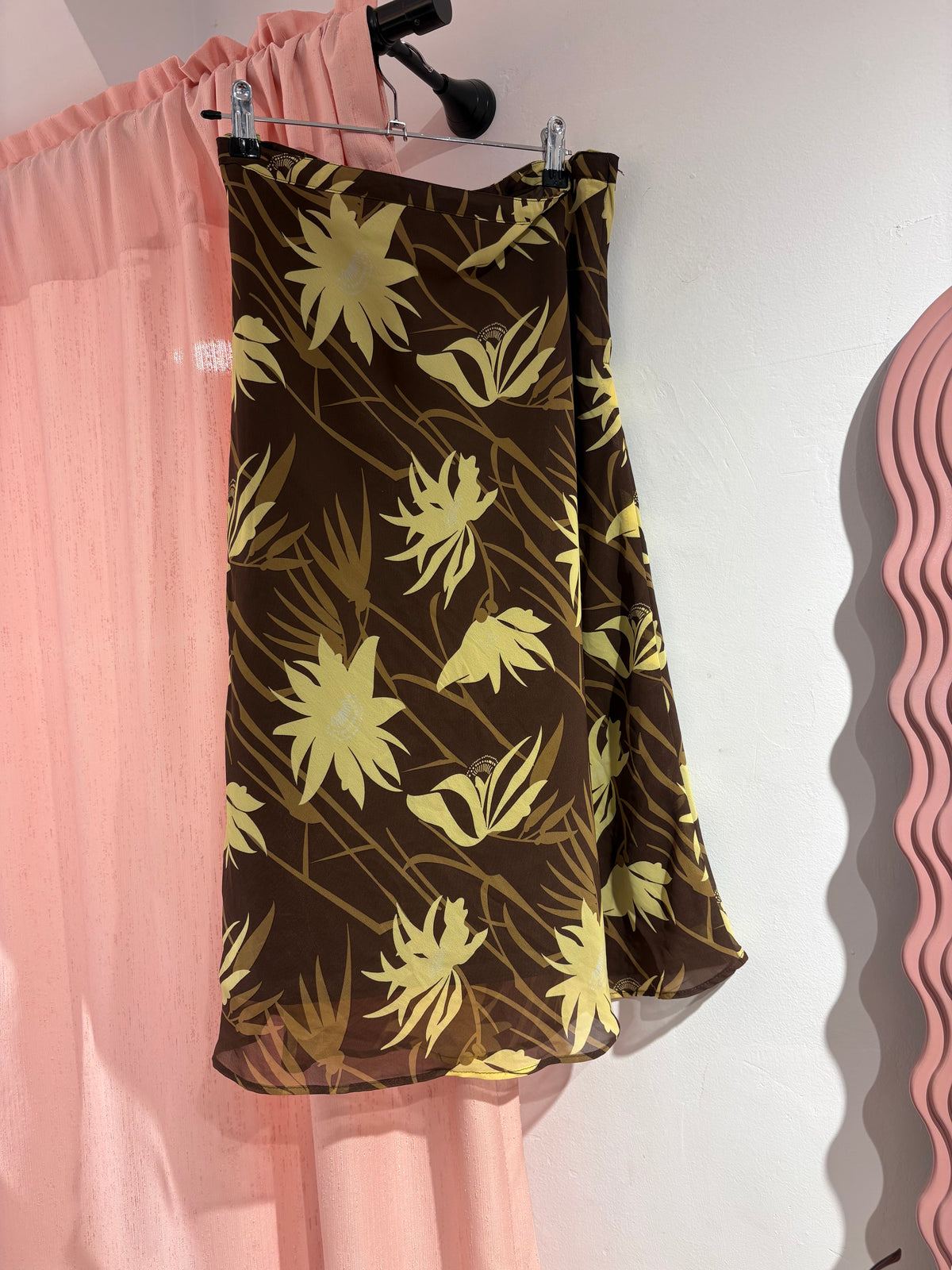 Pretty floral midi skirt (40)