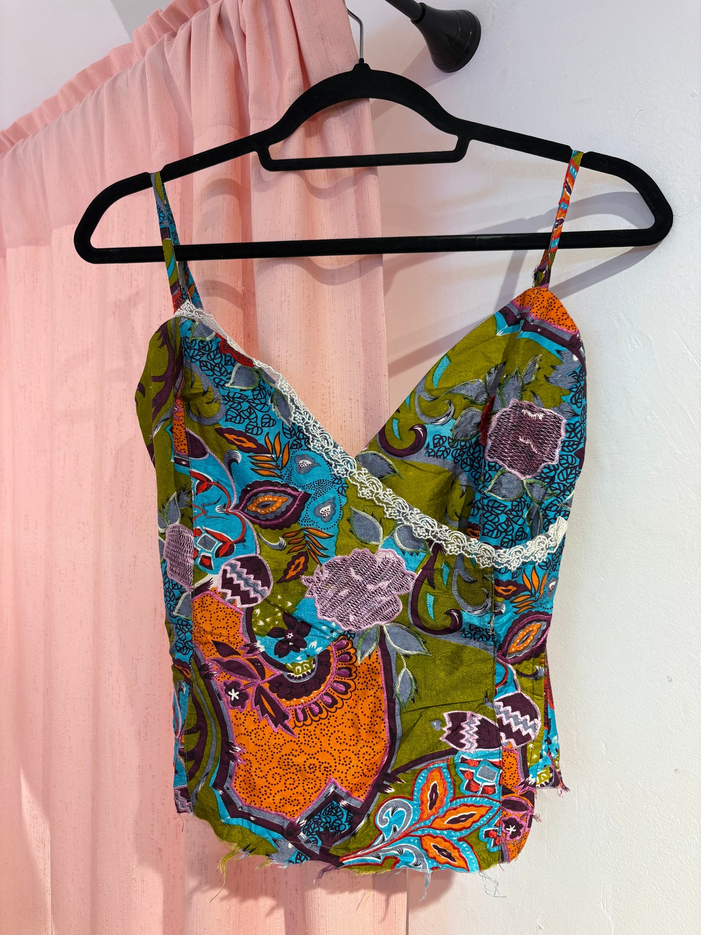 Incredible deadstock Toi & Moi 100% silk top (S)