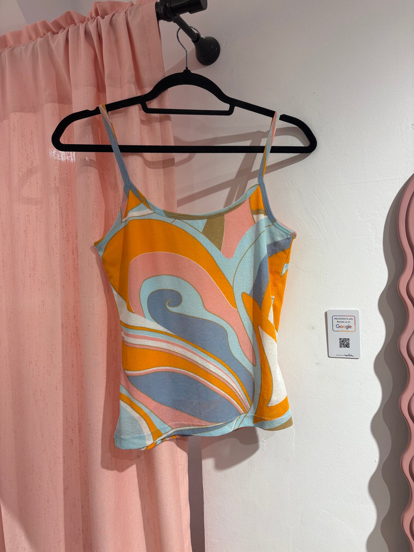 Pretty colorful vintage top (L)
