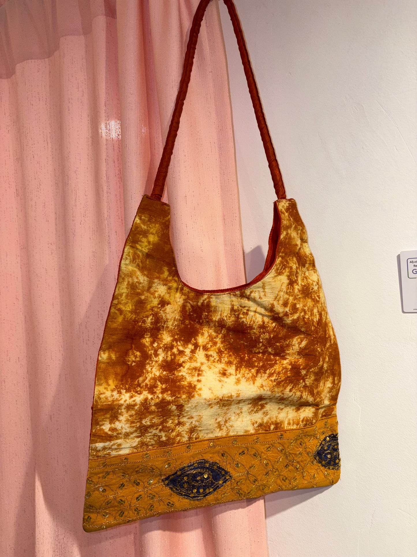 Super-cute boho-style long bag (Deadstock)