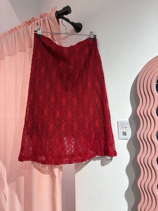 Midi laced deadstock skirt (S)