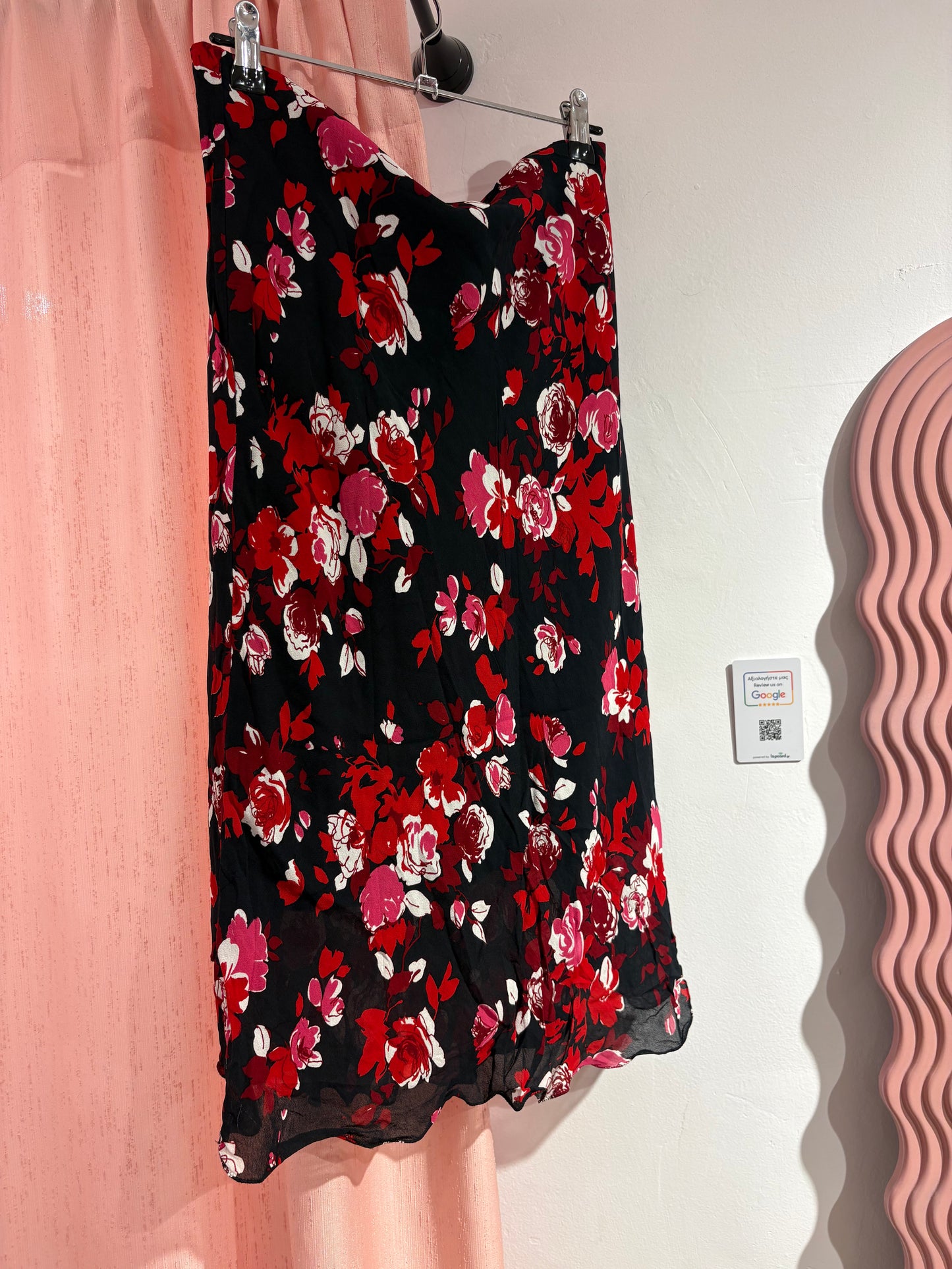 Incredible midi floral skirt (L)