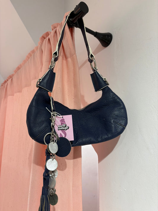 Gorgeous blue leather mini bag
