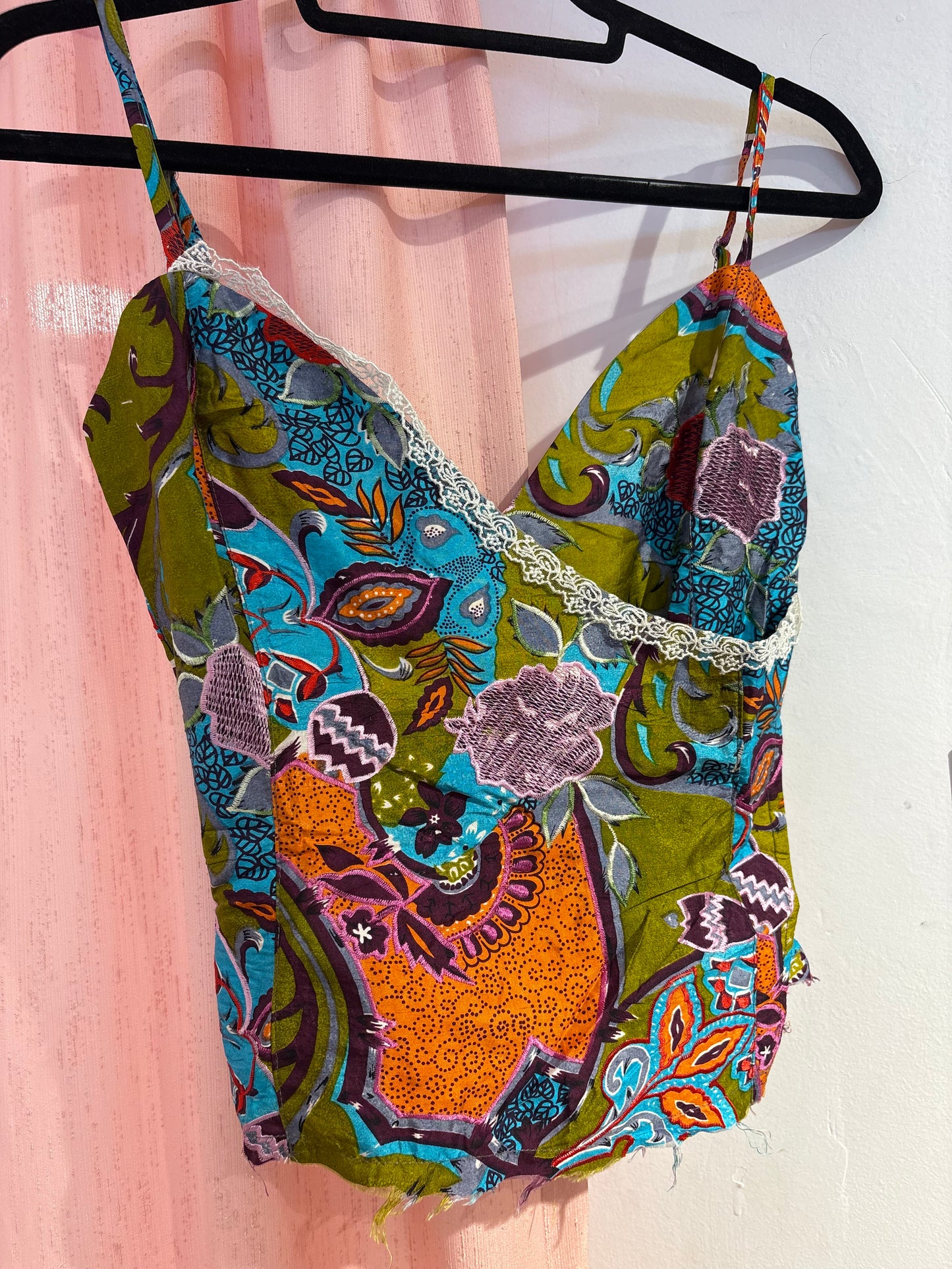 Incredible deadstock Toi & Moi 100% silk top (S)