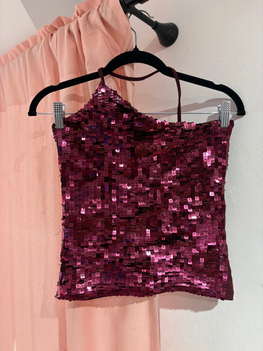 Cute sequin top (S-M)