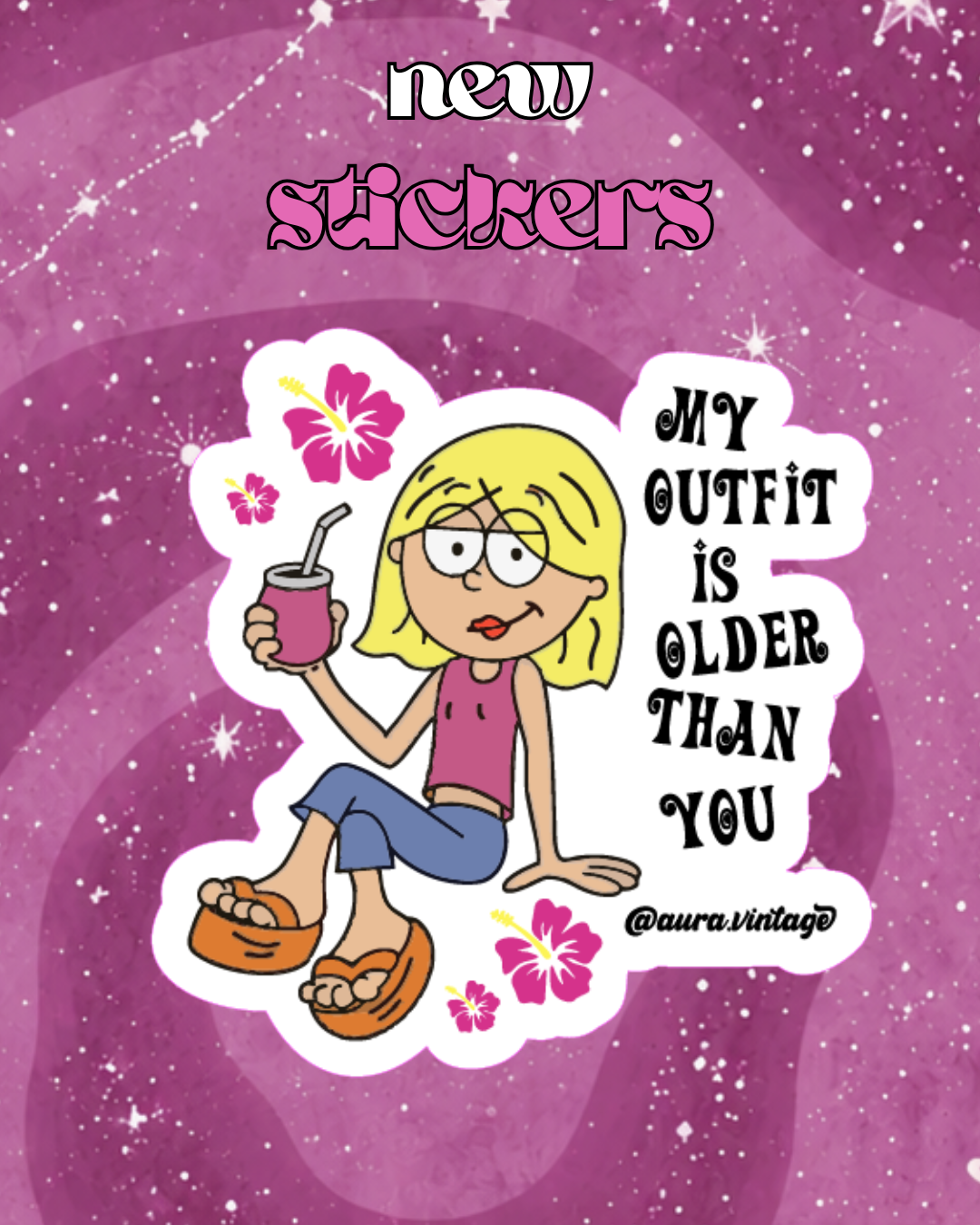Sticker - My outfit is older than you