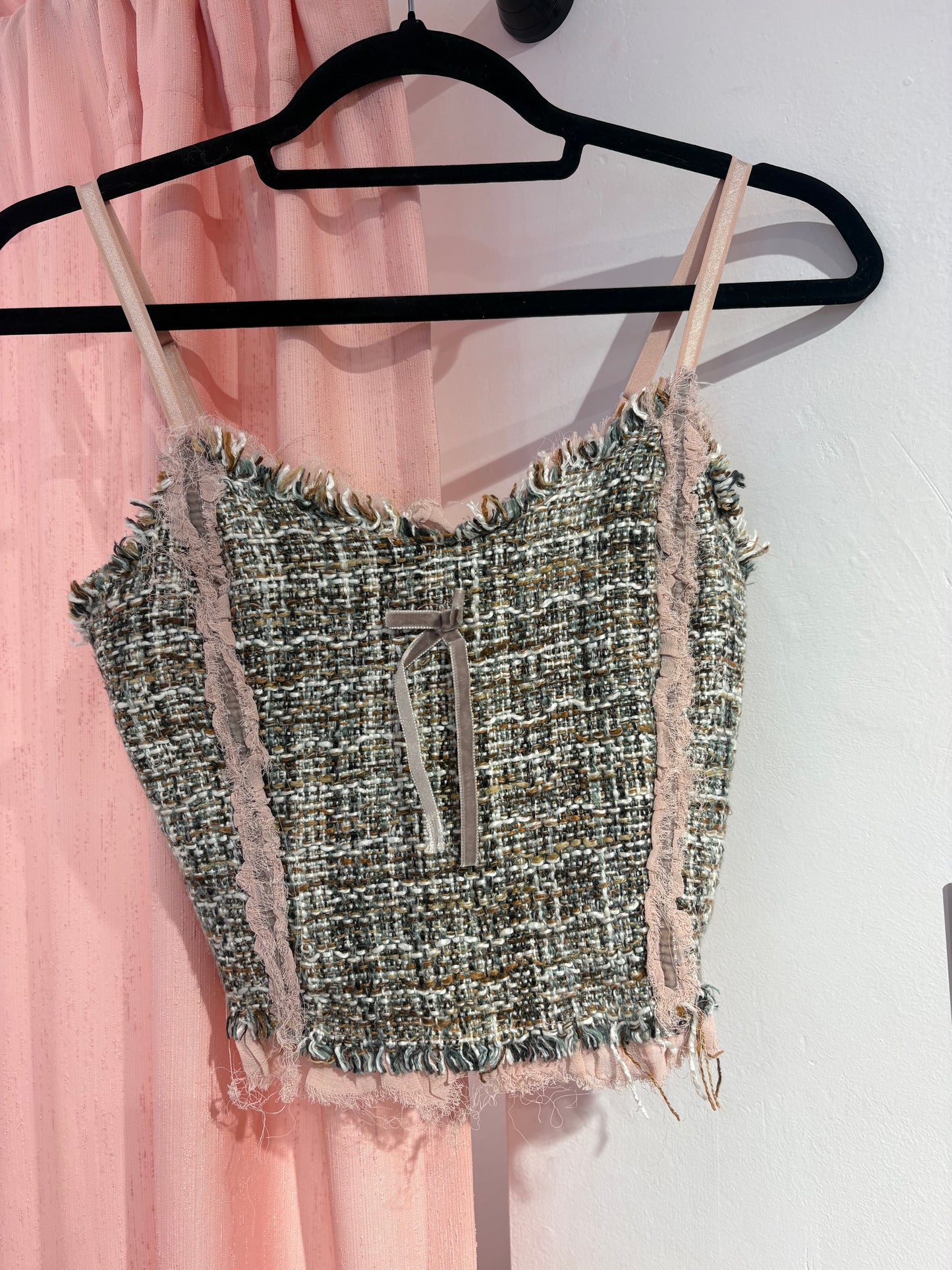 Super unique pure wool vintage top (S)