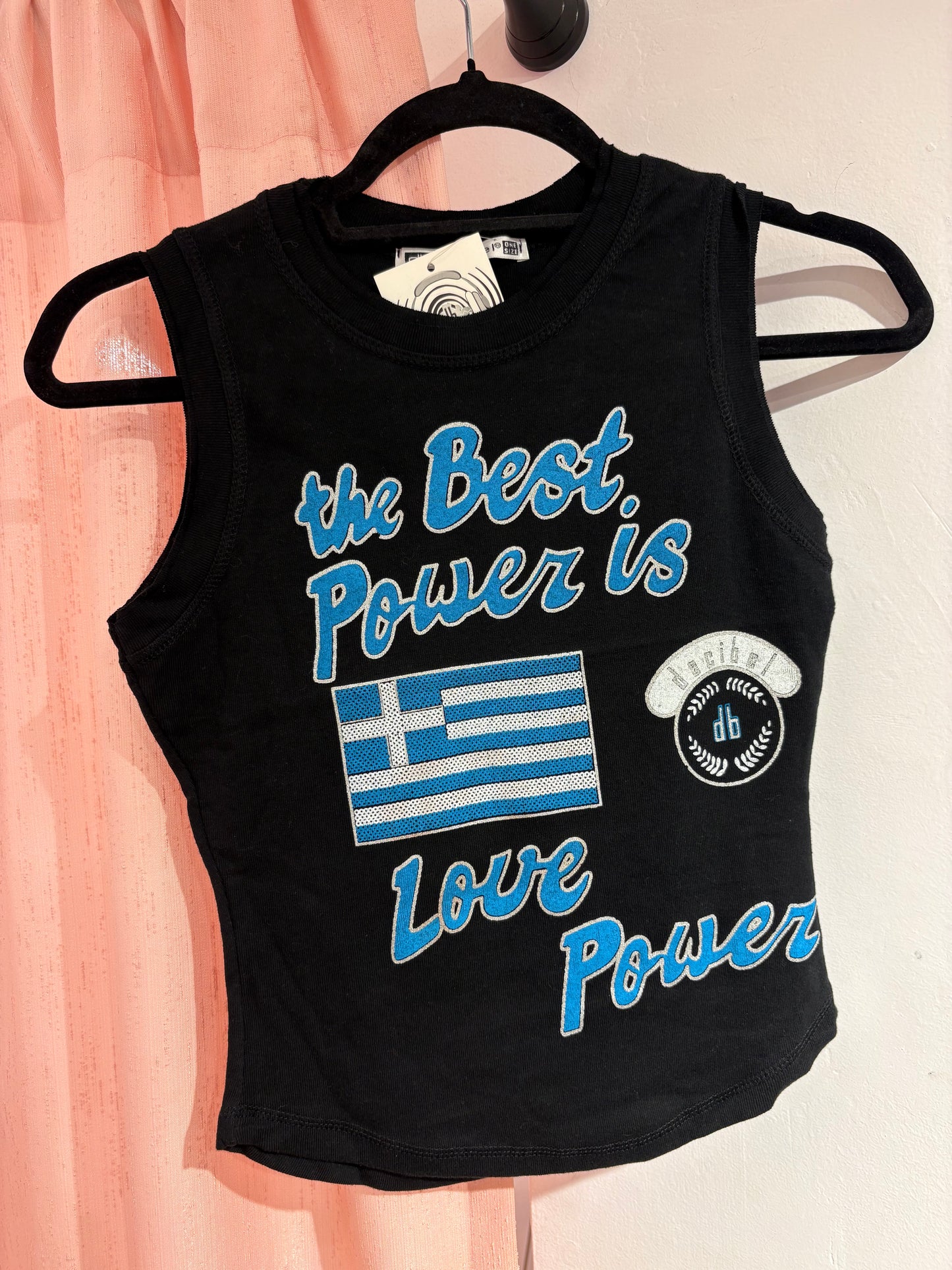 Super cool Greece souvenir top (One Size)