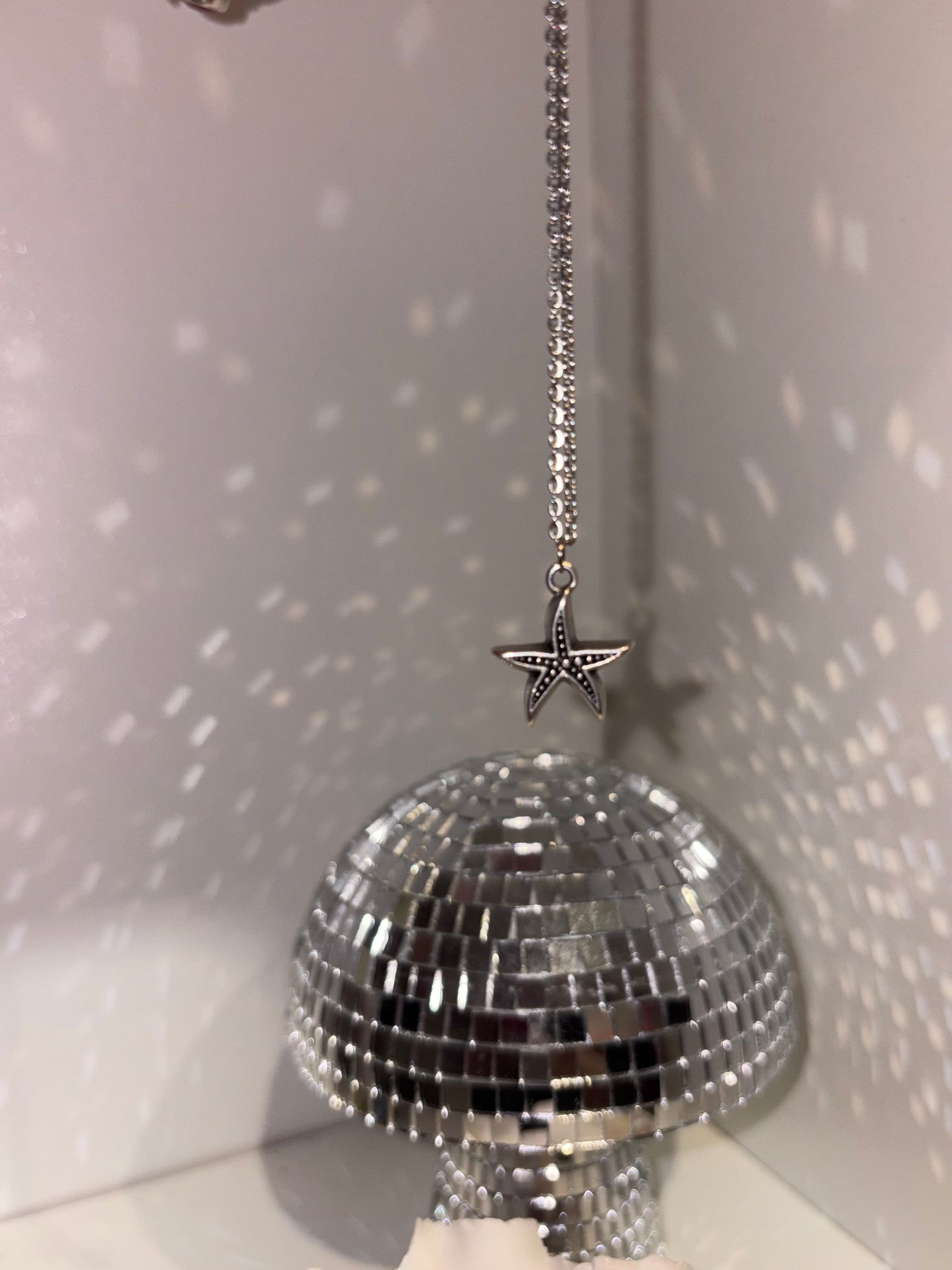 Handmade necklace with stainless steel chain