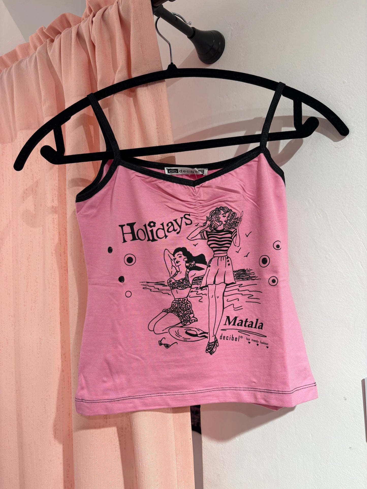 Super cute "Matala" souvenir y2k top (One Size)