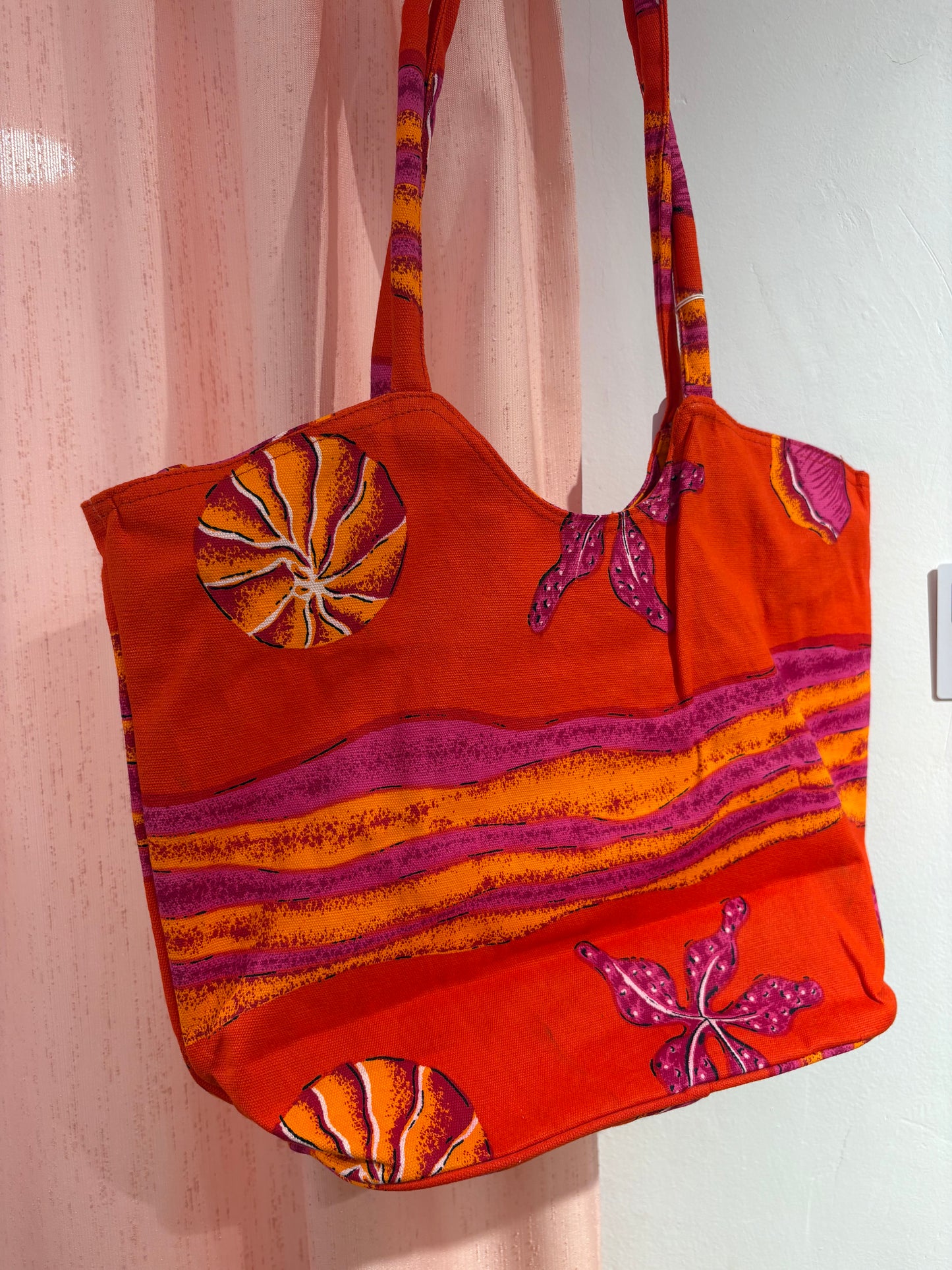 Vintage large beach bag