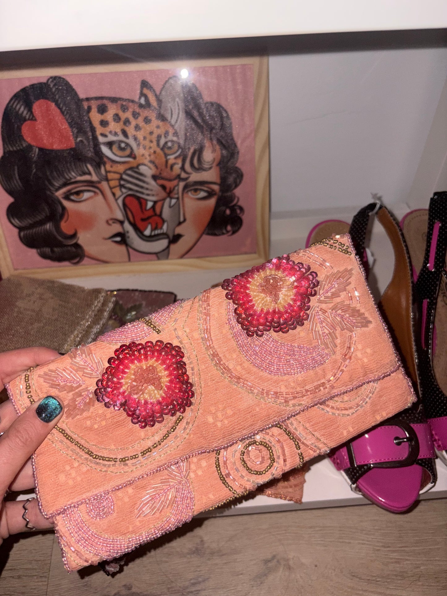 Small beaded clutch (Deadstock)