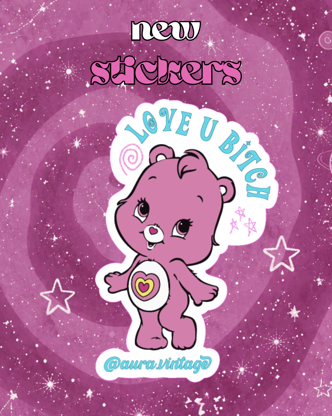 Sticker - Love u bitch