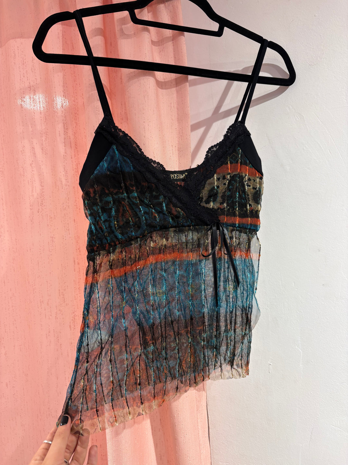 Gorgeous Positve mesh top (M & L)