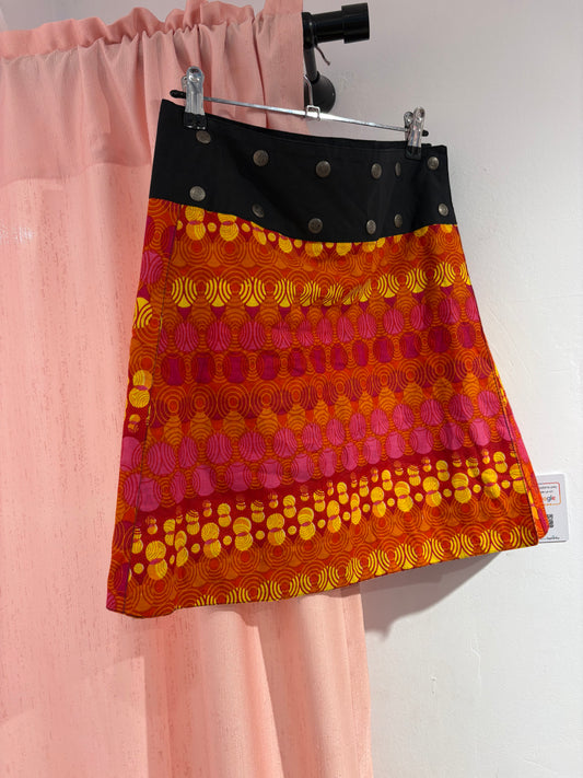 Wrapped y2k skirt with buttons (Fits M-L)