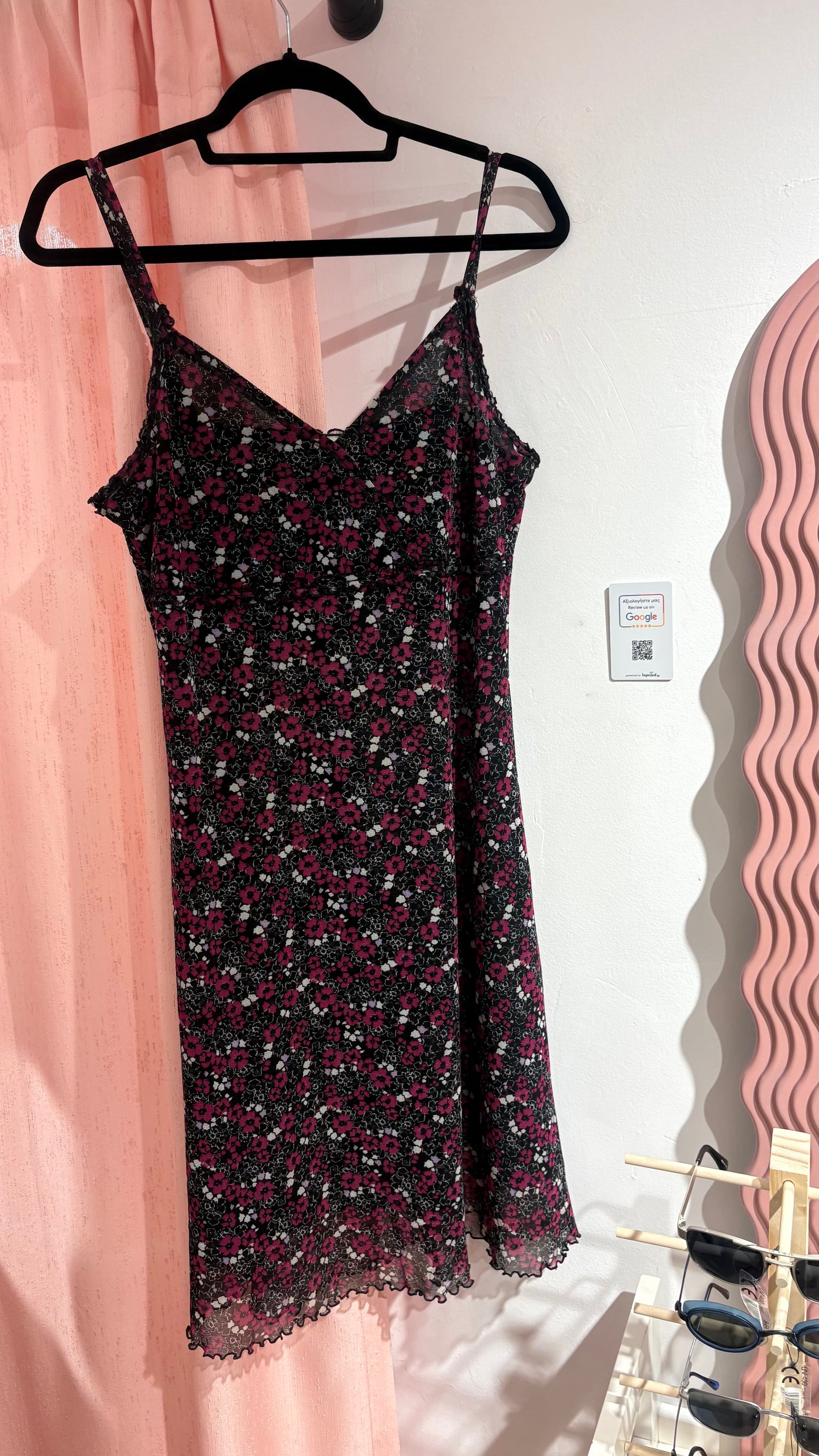 Pretty midi floral dress (L)