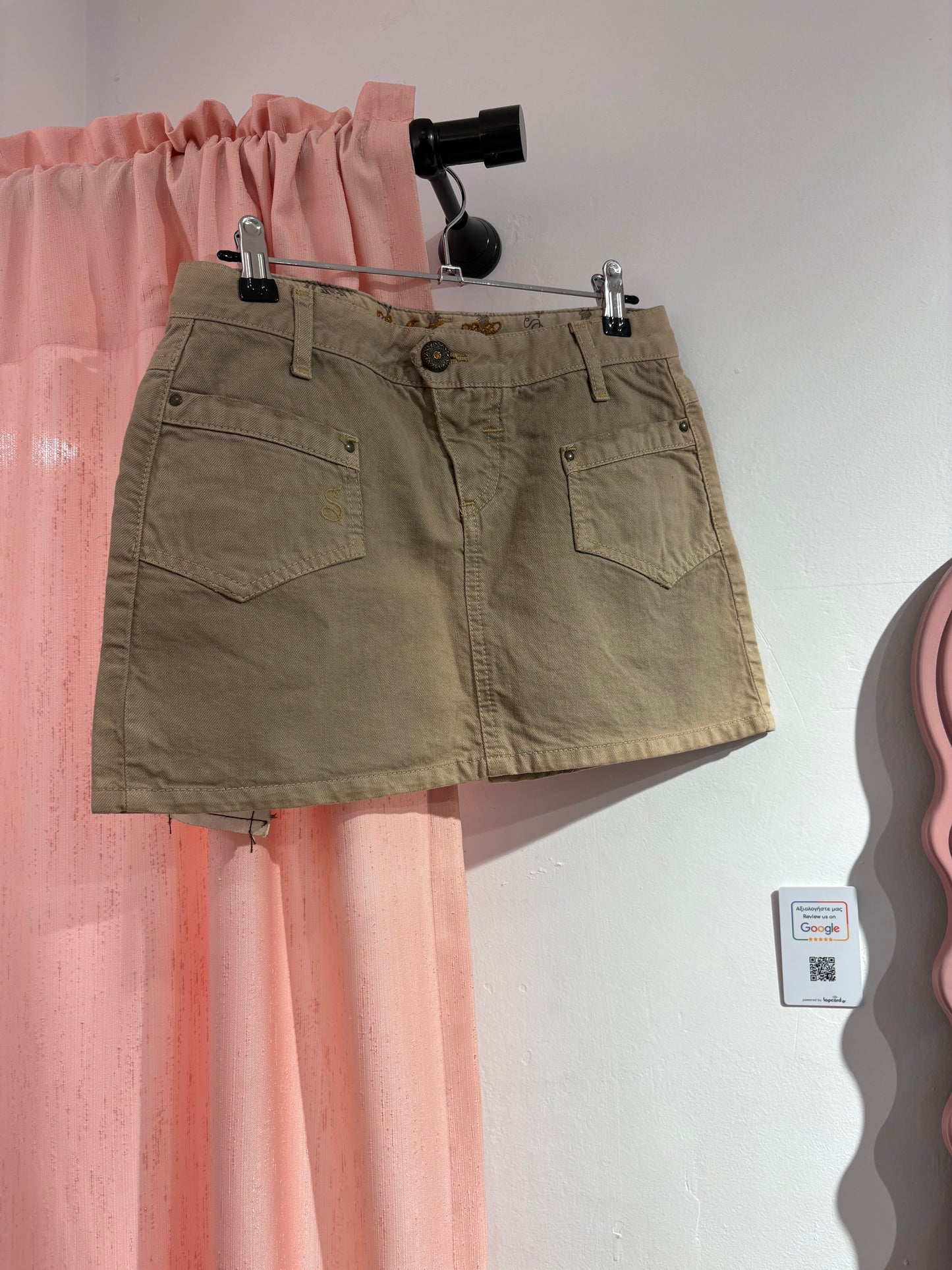 Staff Jeans deadstock mini skirt (Size: 26)