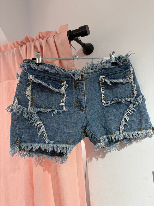 Unique denim shorts (M)
