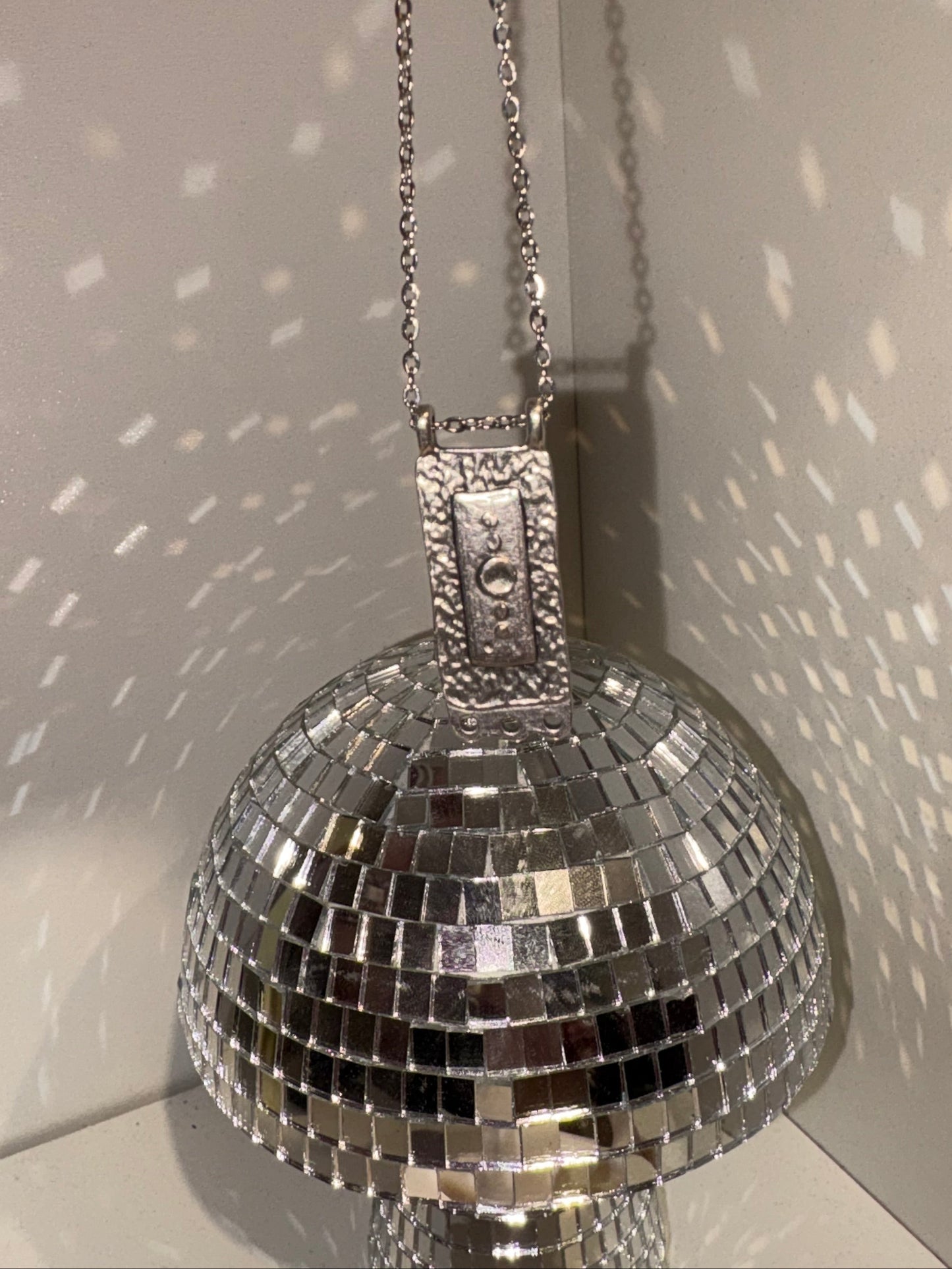 Handmade necklace with stainless steel chain
