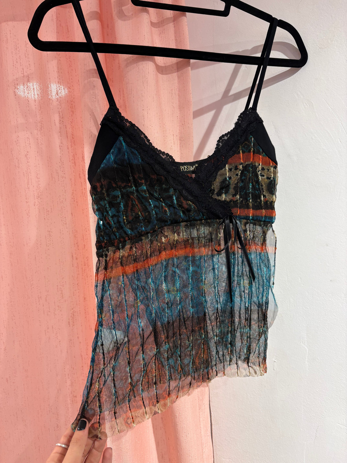 Gorgeous Positve mesh top (M & L)