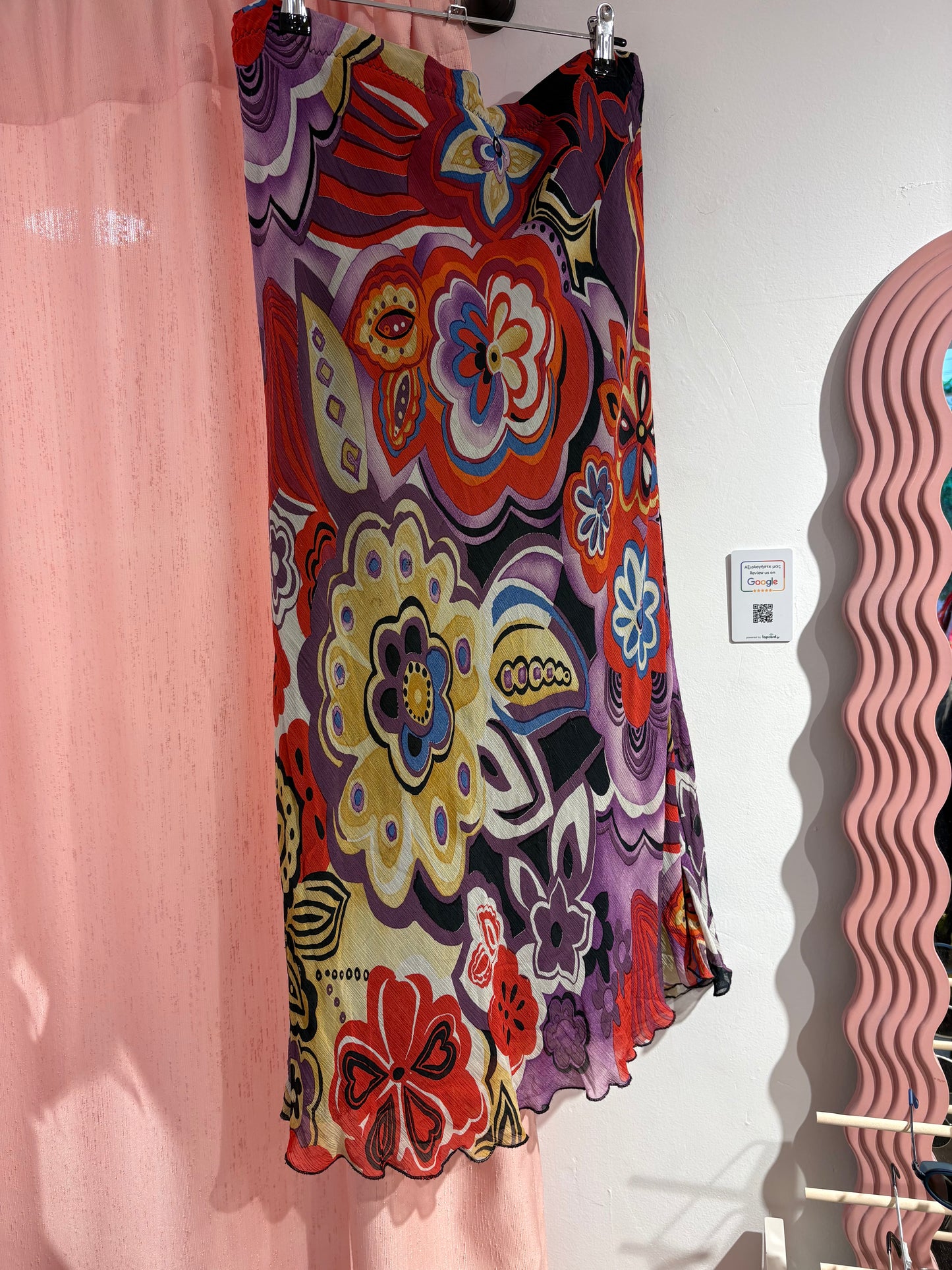 Incredible floral long skirt (L)