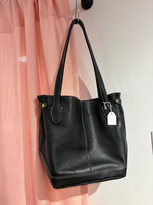 Real leather black Ghibli bag (original price 300+)