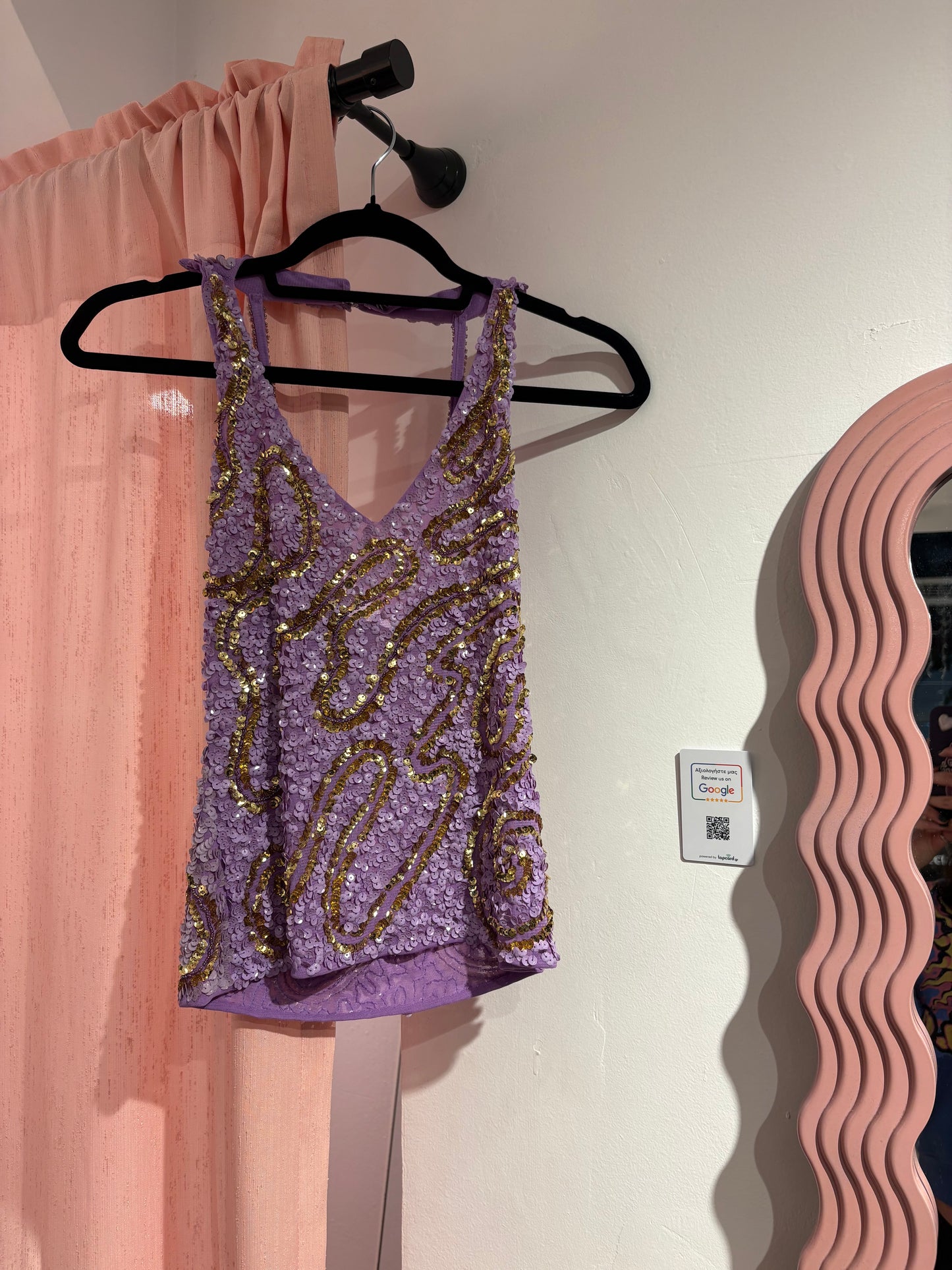 Sequin y2k top