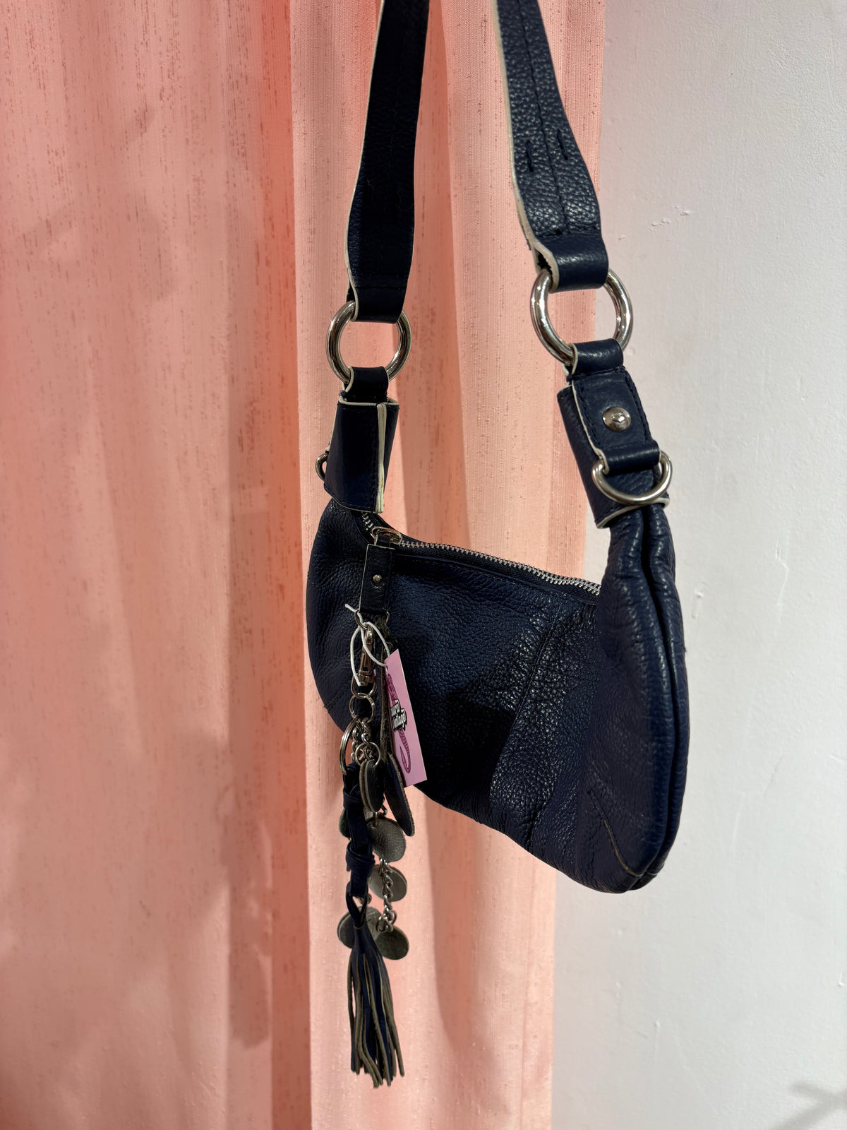 Gorgeous blue leather mini bag