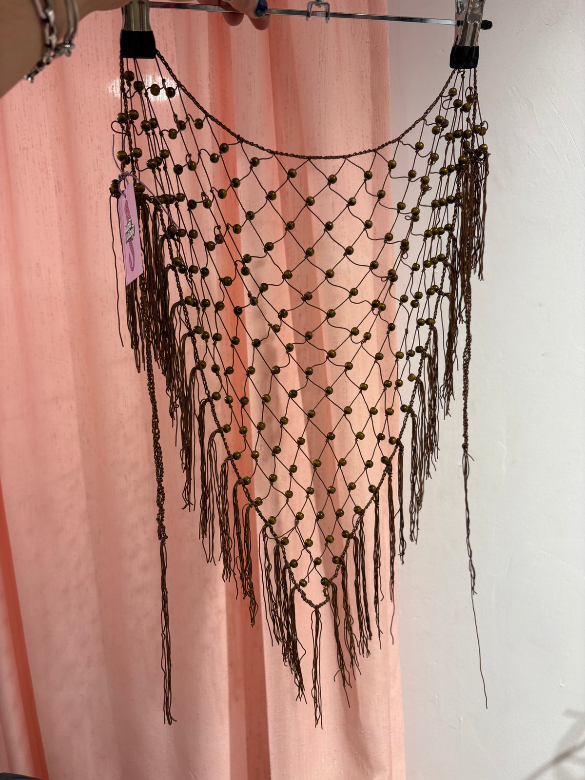 Gorgeous beaded fringe belt