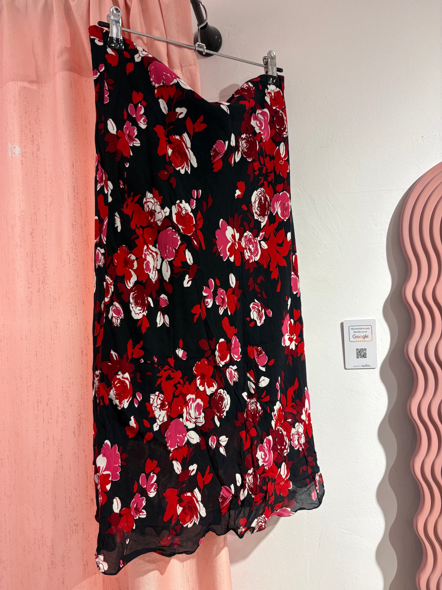 Incredible midi floral skirt (L)