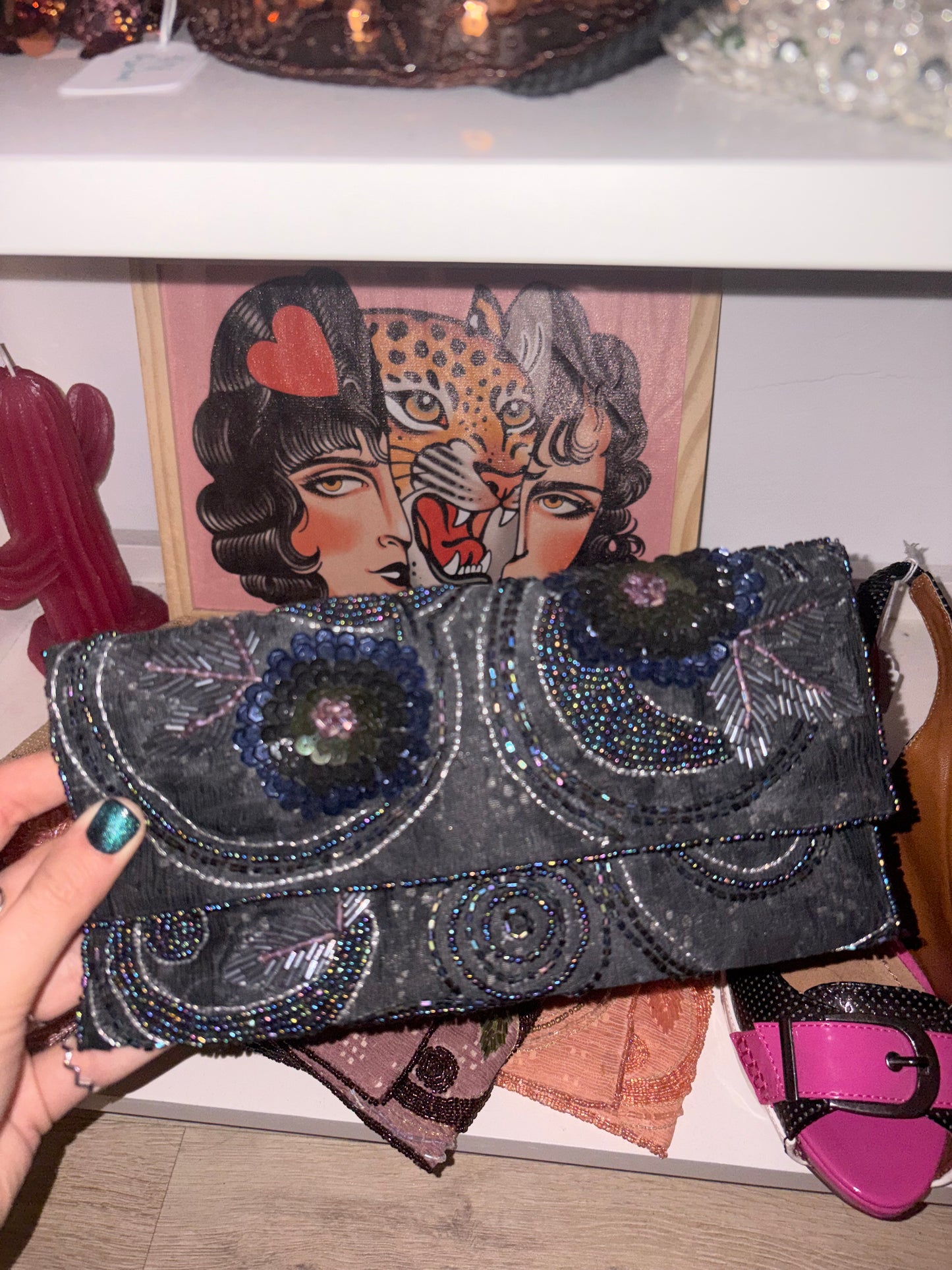 Small beaded clutch (Deadstock)