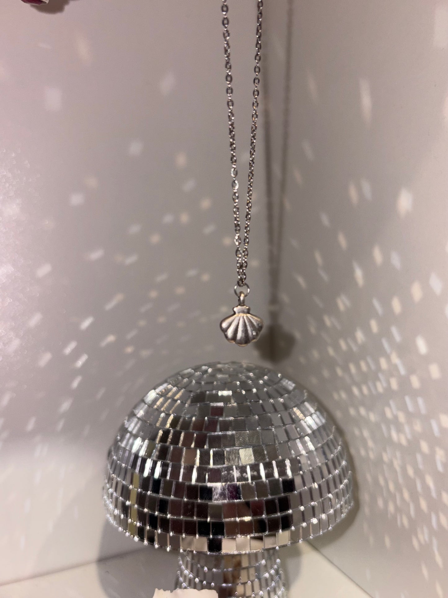 Handmade necklace with stainless steel chain