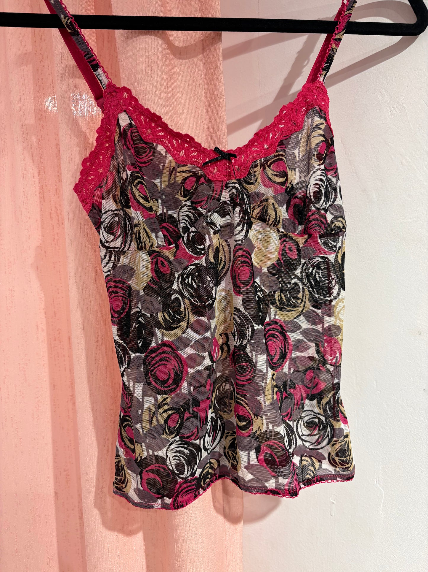 Accessorize mesh cami top (S)