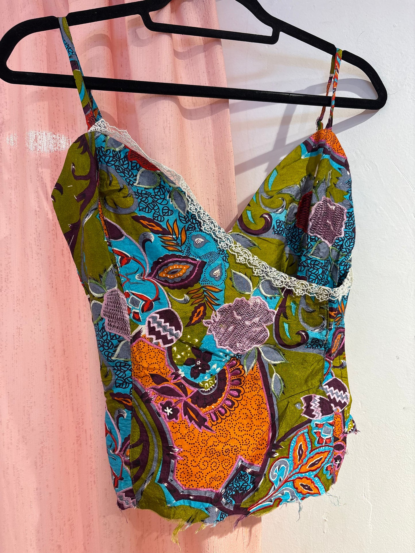 Incredible deadstock Toi & Moi 100% silk top (S)