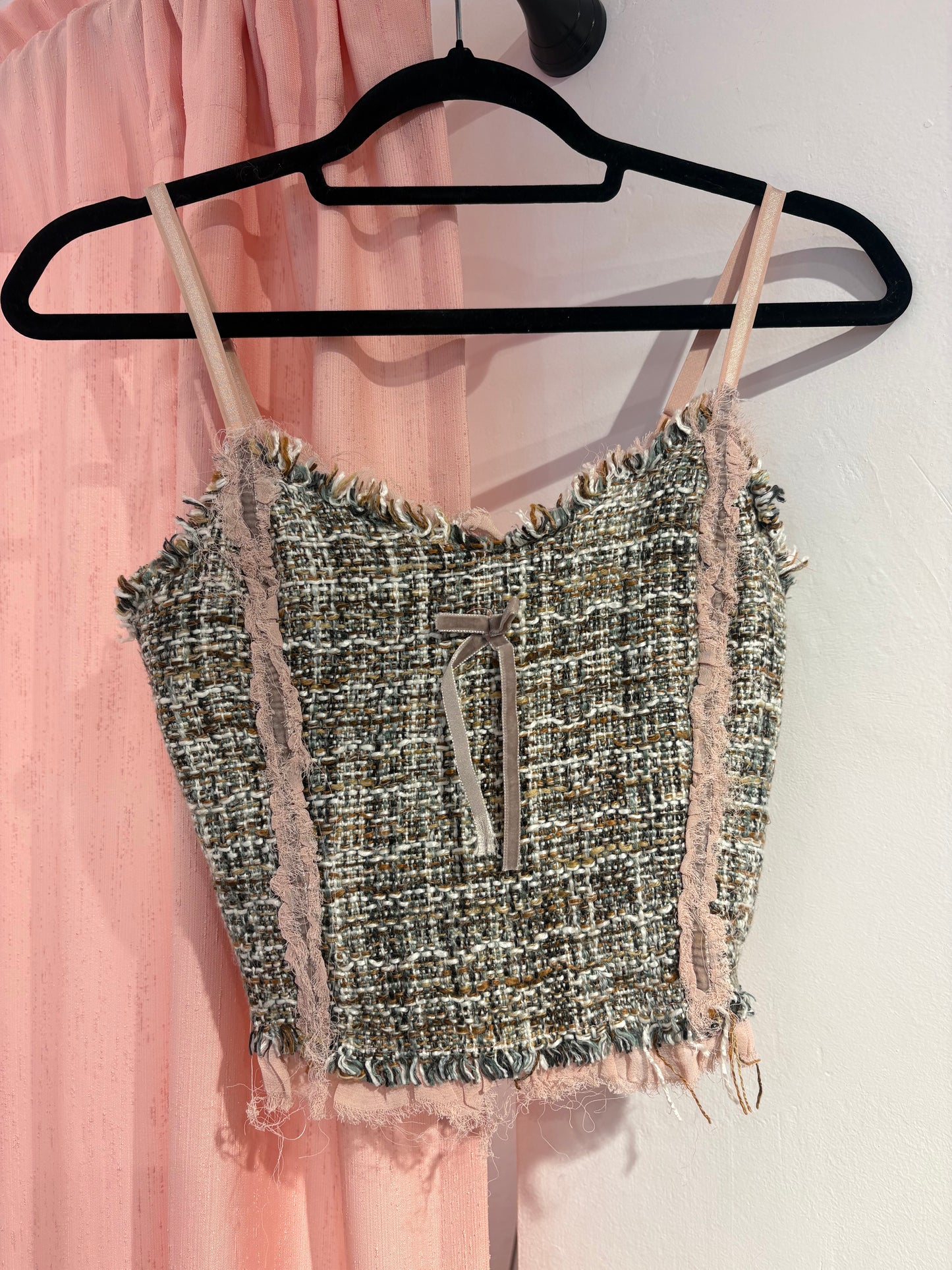Super unique pure wool vintage top (S)