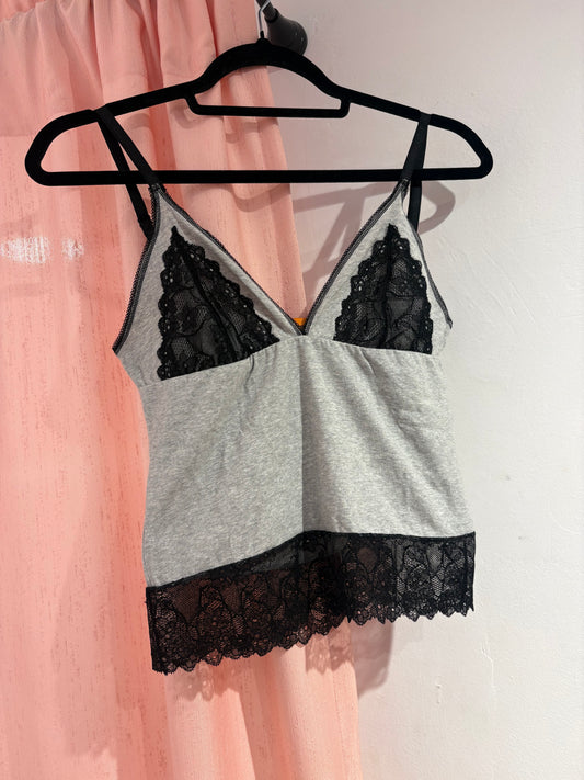 Cami top with lace details (L)