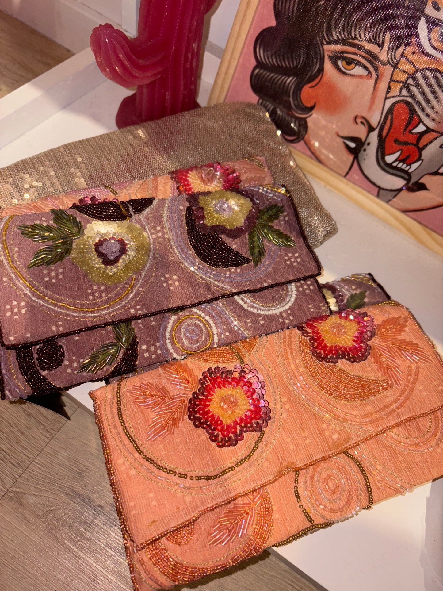 Small beaded clutch (Deadstock)