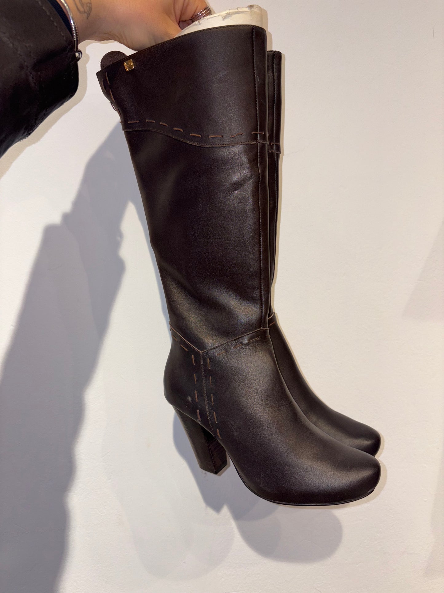 Y2k boots with side zipper (Deadstock)